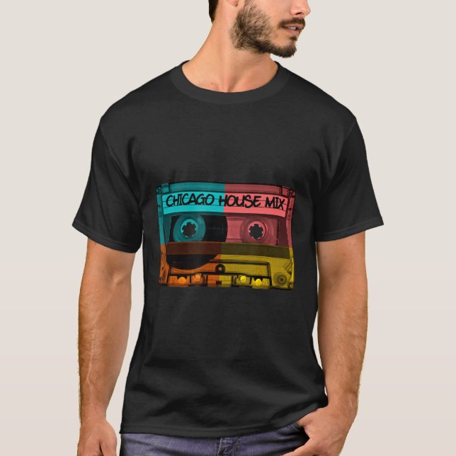 T-Shirt Mixtape Du Dj De Chicago House Music (Devant)