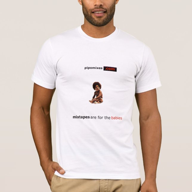 T-shirt Mixtapes sont pour les bébés (Devant)