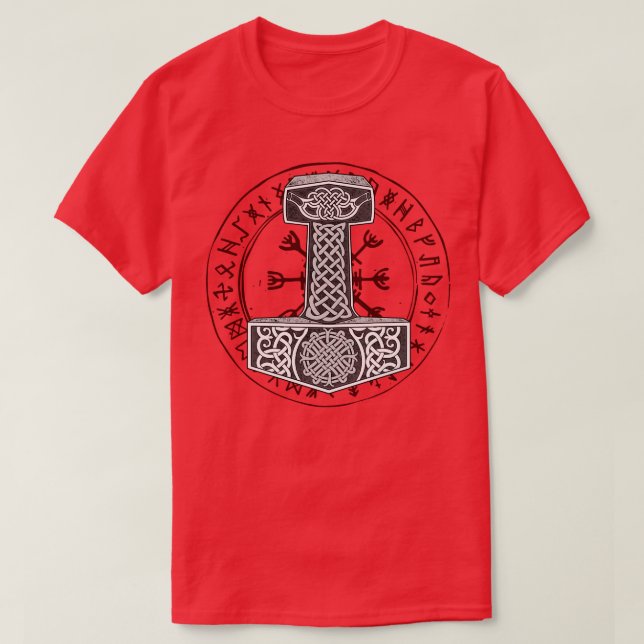 T-shirt Mjlnir Odin Valhalla 2 (Design devant)