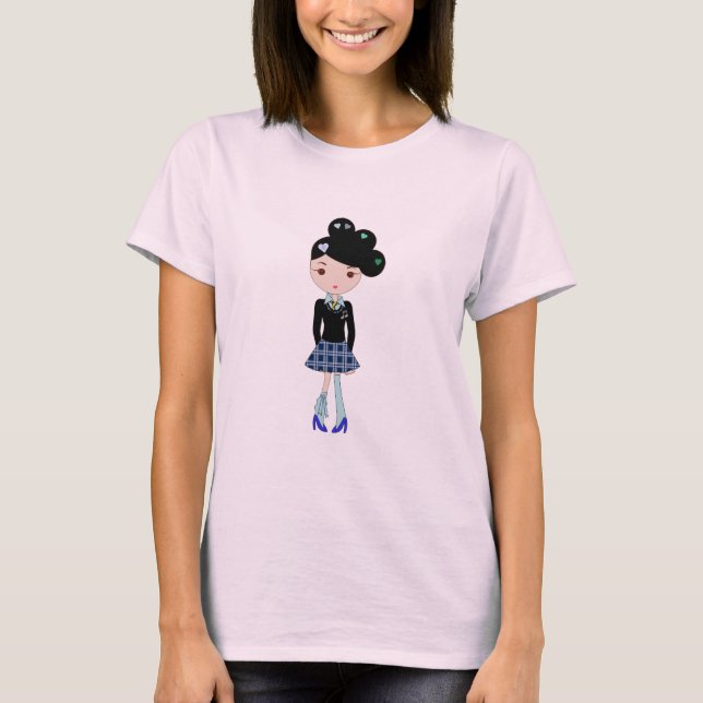 T-shirt Mlle Harajuku (Devant)