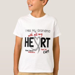 T-shirt MLLE MY GRANDMA du cancer du cerveau I
