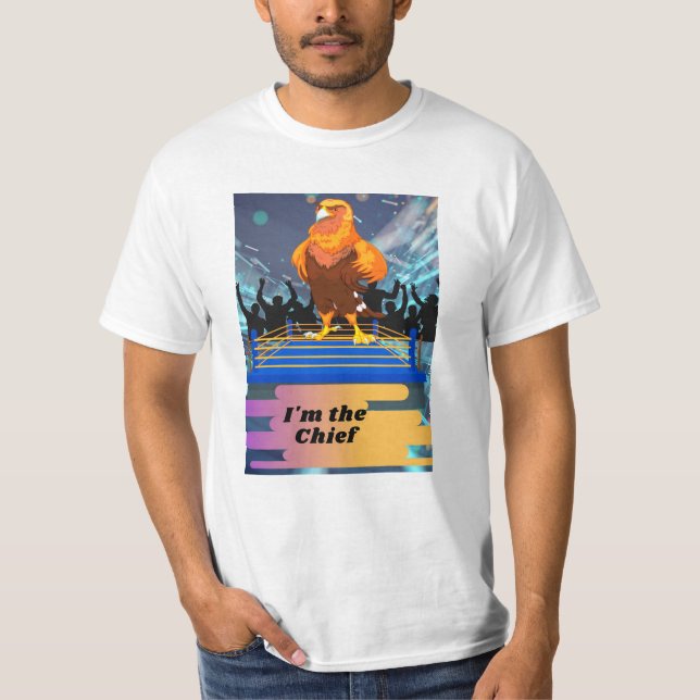 T-shirt MM. T-shirtt, catch, combattants, winner, (Devant)