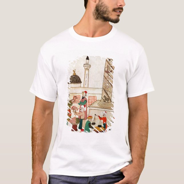 T-shirt Mme 1671 un bazar à Istanbul, c.1580 (Devant)