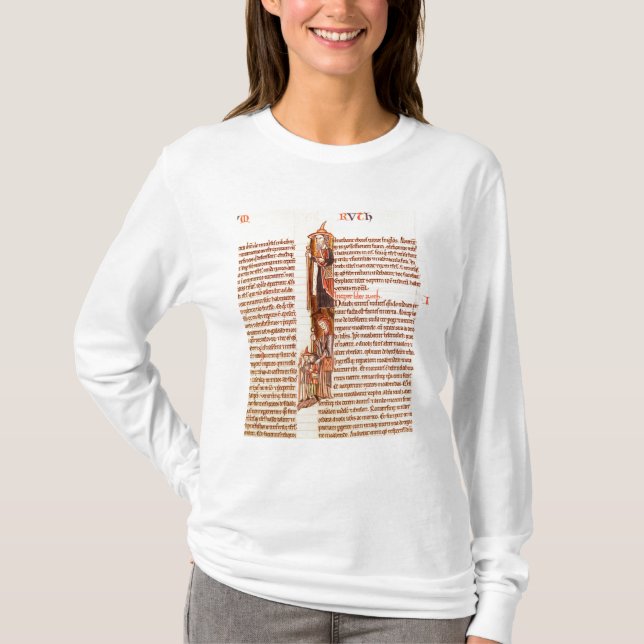 T-shirt Mme 21 fol.97 Ruth et Boaz, d'une bible (Devant)