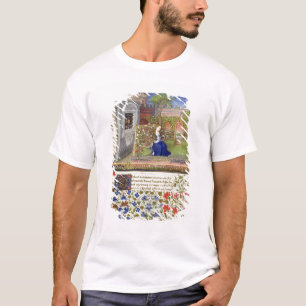T-shirt Mme 2617 Emilia dans son jardin, plat 22, de la