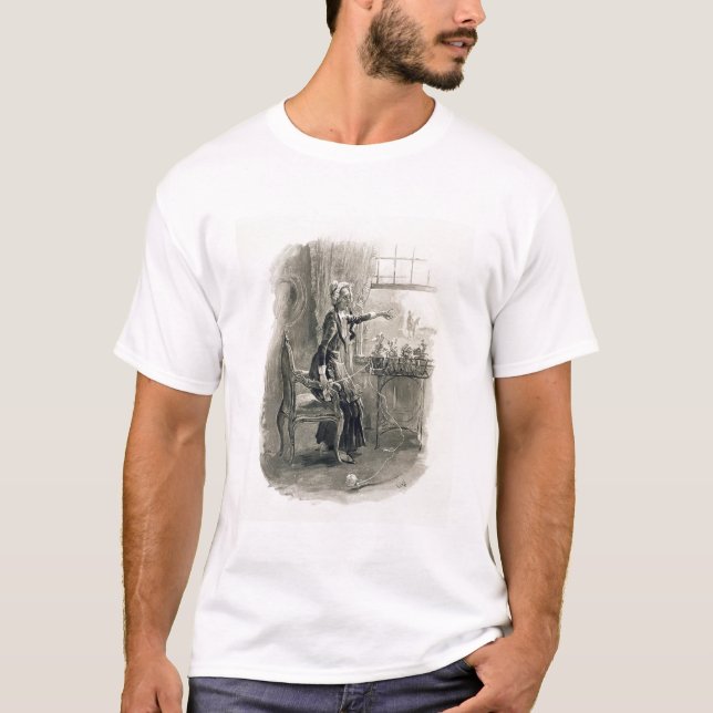 T-shirt Mme Betsy Trotwood, de 'Charles Dickens : Un Gossi (Devant)