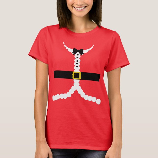 T-shirt Mme Claus Costume Shirt (Devant)