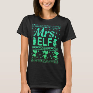 T-shirt Mme Elf Noël Famille Vilaine Noël Noël Noël 1