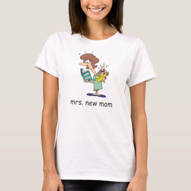 T-shirt Mme. Nouvelle maman (Devant)
