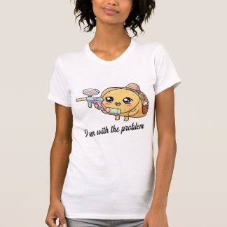 T-shirt Mme Taco est avec son homme alias problème