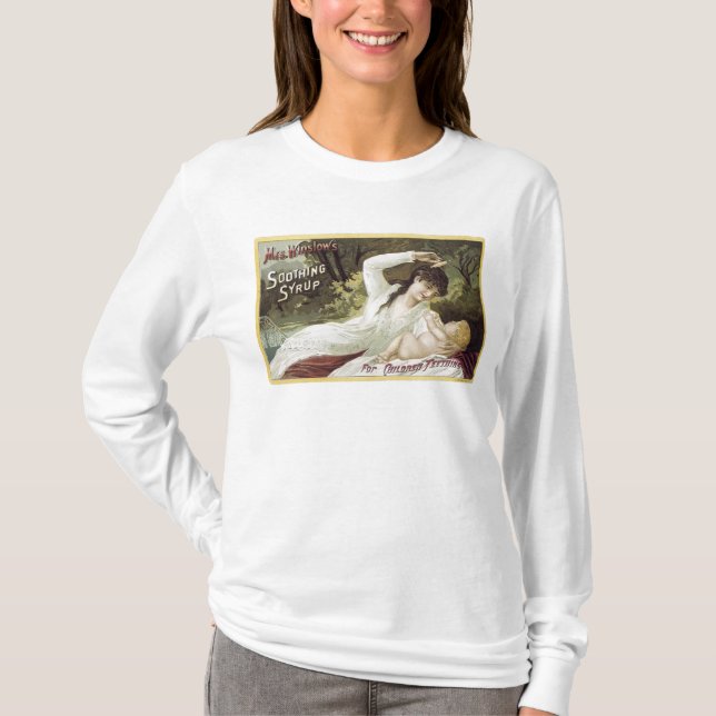 T-shirt Mme Winslows Sirop Apaisant Pour Les Bébés Amateur (Devant)
