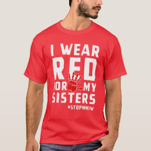 T-shirt MMIW Red pour les femmes autochtones disparues ass
