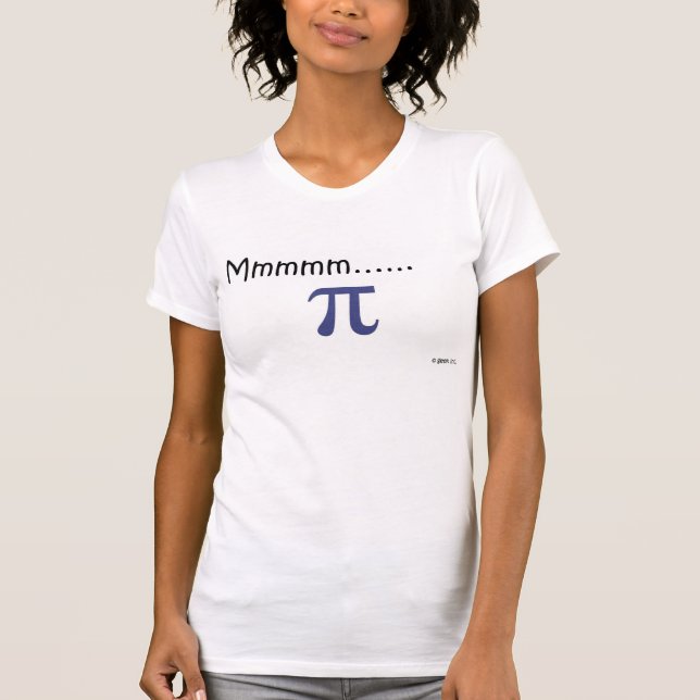 T-shirt Mmmm ..... pi ! (Devant)