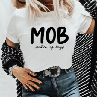 T-shirt MOB Mère des garçons Mini Fête des Mères