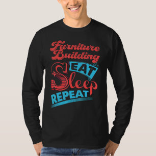 T-shirt Mobilier Bâtiment Mobilier Bâtiment Manger Sommeil