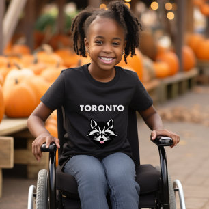 T-Shirt Mocage mignon amusant Toronto Raccoon Couleur fonc