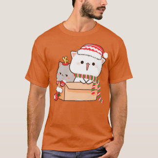 T-shirt Mochi Mochi Peach Cat Peach Peach et Goma Christma