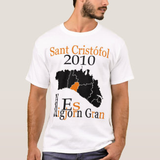 T-shirt Mod.1 - il EST MIGJORN - Sant Cristófol 2010