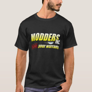 T-shirt Modders-Inc. Chemise noire de logo