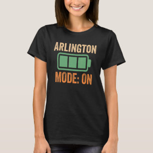 T-shirt Mode Arlington Sur Conception De Batterie