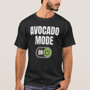 T-shirt Mode Avocat Activé Drôle Amateur De Nourriture Vég