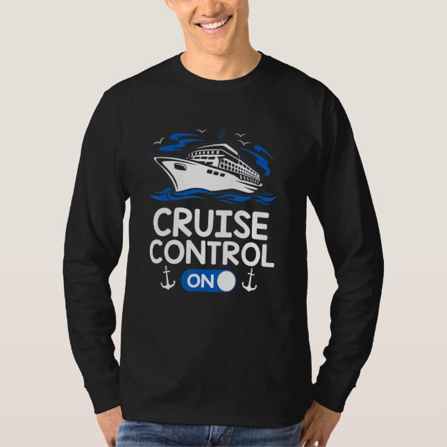 T-shirt Mode Bateau De Croisière Sur La Famille De Vacance (Devant)