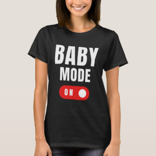 T-shirt Mode bébé - Chemise noire Faire-part de grossesse