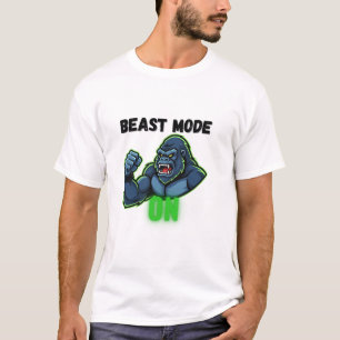 T-shirt Mode Bête Activé – Gym Motivationnel