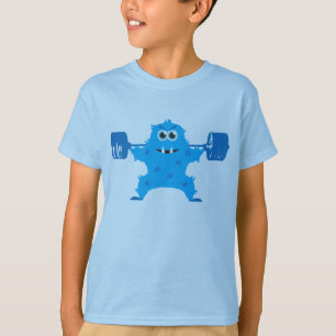 T-shirt Mode Bête - Mignons Poids de levage Monster