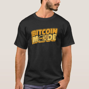 T-shirt Mode Bitcoin Sur Blockchain Crypto Devise Bitcoin