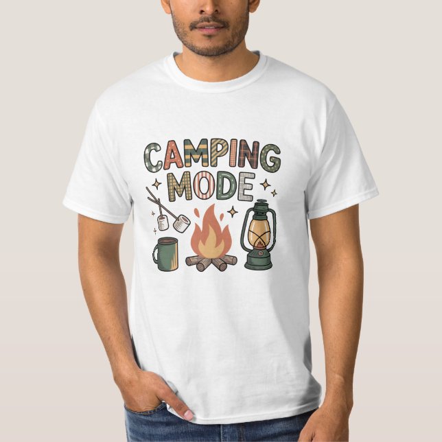 T-shirt Mode camping  (Devant)