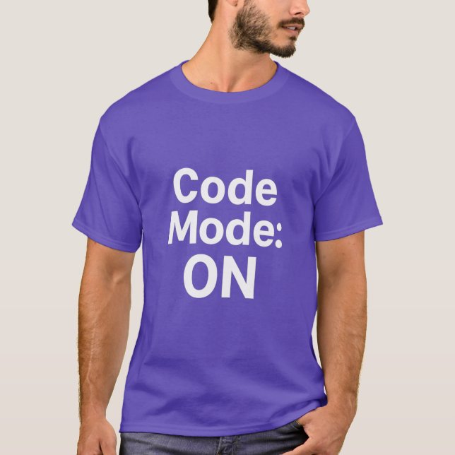 T-shirt Mode Code activé (Devant)
