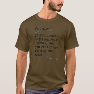 T-shirt Mode : Cou de l'équipage de base