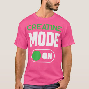 T-shirt Mode Créatine Monohydrate Activé Drôle de Suppléme