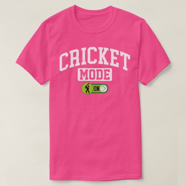 T-shirt Mode cricket sur Funny Cricket Player Coach (Design devant)