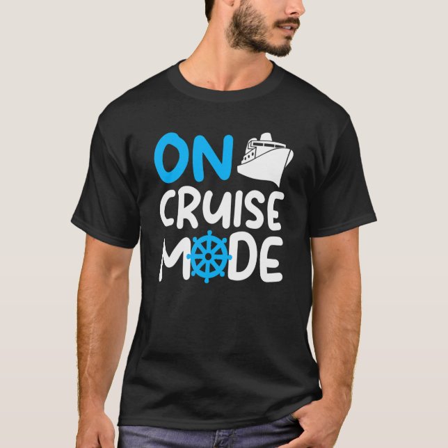 T-shirt Mode Croisière En Vacances Voyage (Devant)