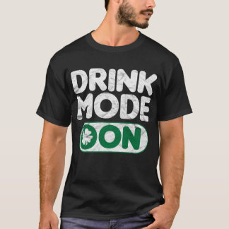 T-shirt Mode de boissons le jour de St Patrick