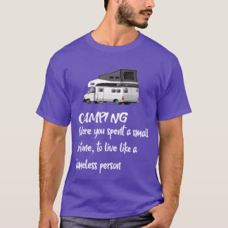 T-shirt MODE DE GROUPE DE CAMPING DRÔLE famille