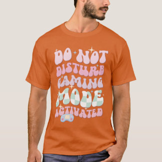 T-shirt Mode de jeu Ne pas déranger activé garçon