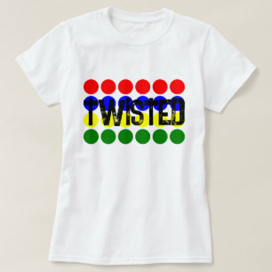 T-shirt Mode de jeu Vintage coloré tordu