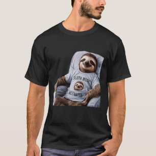 T-shirt Mode de paresseux drôle activé pour les amateurs d