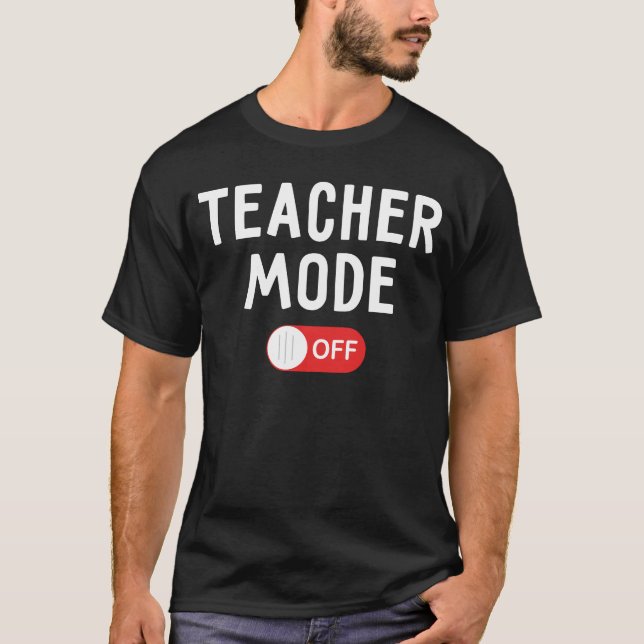 T-shirt Mode de professeur - le jour passé de l'école (Devant)