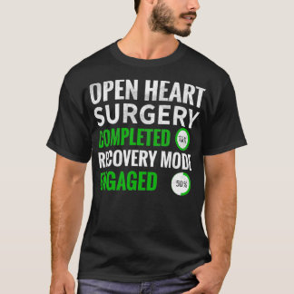 T-shirt Mode de récupération de chirurgie cardiaque ouvert