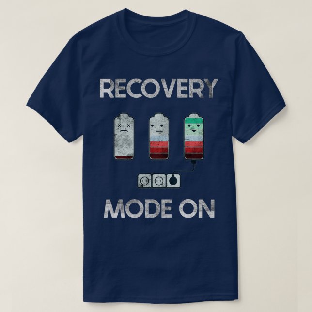 T-shirt Mode De Récupération Sur Funny Obtenir Bien Blessu (Design devant)