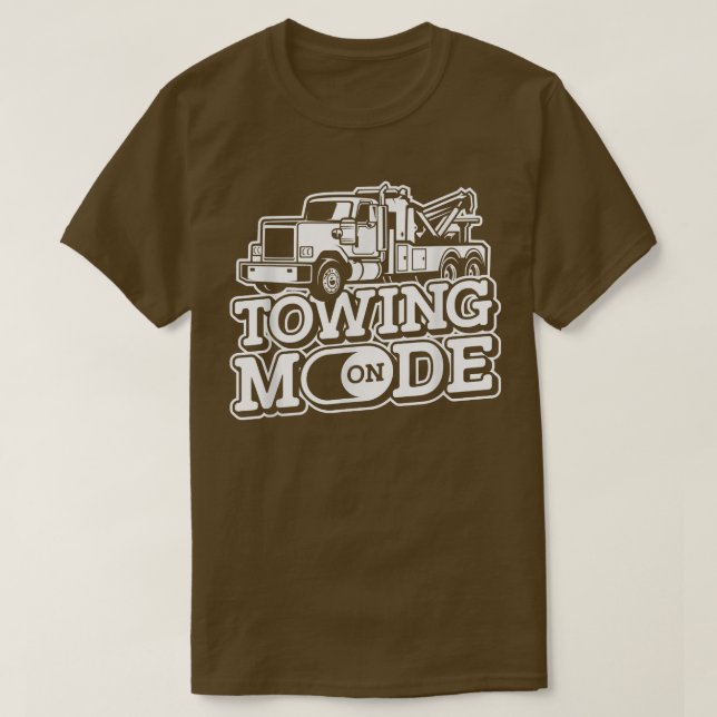 T-shirt Mode de remorquage activé - Ventilateur de récupér (Design devant)