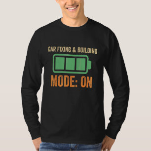 T-shirt Mode de réparation et de construction de voiture s