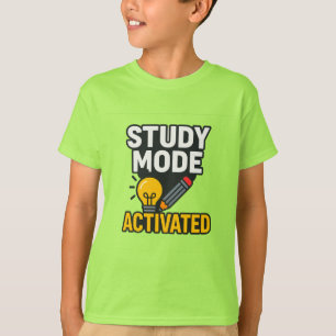 T-shirt Mode d'étude activé • Étudiant et enseignant