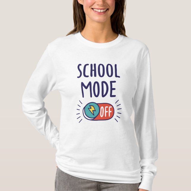 T-shirt Mode école désactivé (Devant)
