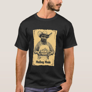 T-shirt Mode Écrevisse Mudbug Nourriture Cajun Occidentale