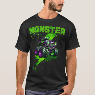 T-shirt mode enfants monstre camion garçons Jam Trucks Ama